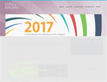 Tablet Screenshot of livinginniagarareport.com